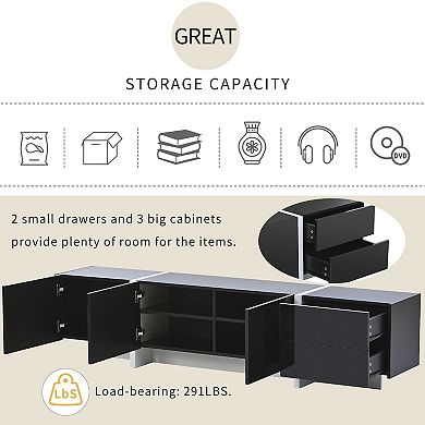 Merax Rectangle Design Tv Stand