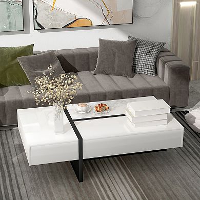 Modern High Gloss Surface Coffee Table