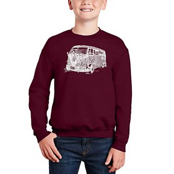 The 70's - Boy's Word Art Crewneck Sweatshirt