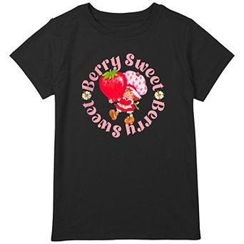 Girls Plus Size Strawberry Shortcake Berry Sweet Graphic Tee