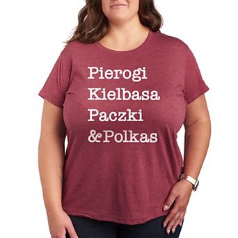 Plus Pierogi Kielbasa Paczki Polkas Graphic Tee