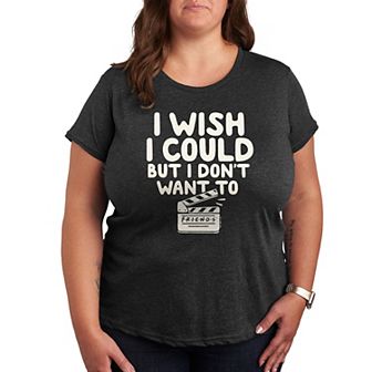 Plus Friends I Wish I Could Graphic Tee