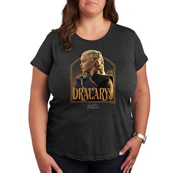 Plus Game of Thrones Daenerys Dracarys Graphic Tee