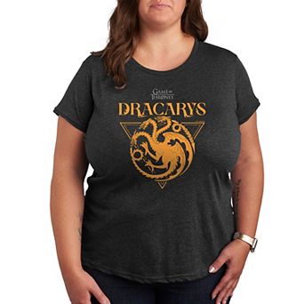 Plus Game of Thrones Dracarys Graphic Tee