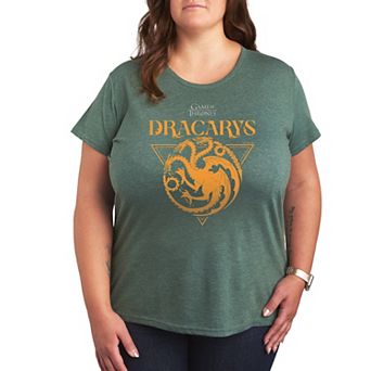 Plus Game of Thrones Dracarys Graphic Tee