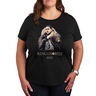 Plus Game of Thrones King In The North Graphic Tee