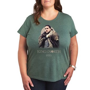 Plus Game of Thrones King In The North Graphic Tee