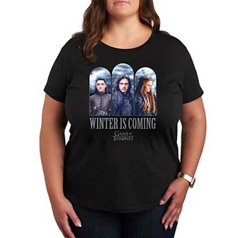 Plus Game of Thrones Winter Is Coming Graphic Tee