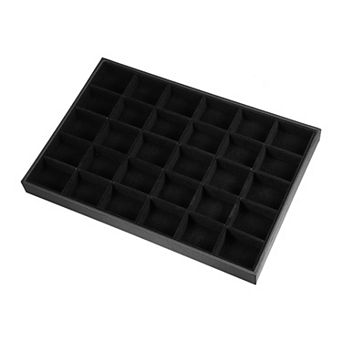 30 Grid Jewelry Tray Stackable Tray For Rings Earrings Necklace Bracelet