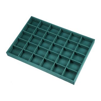 30 Grid Jewelry Tray Stackable Tray For Rings Earrings Necklace Bracelet