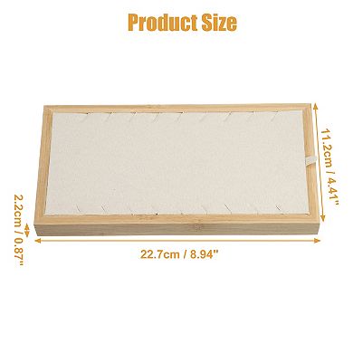 Wood Necklace Tray Stackable Storage Jewelry Tray For Necklaces