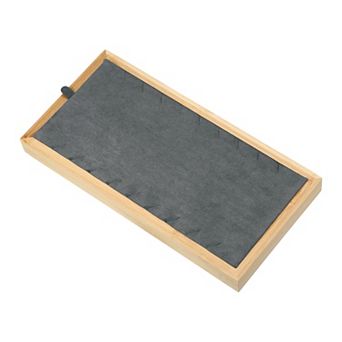 Wood Necklace Tray Stackable Storage Jewelry Tray For Necklaces