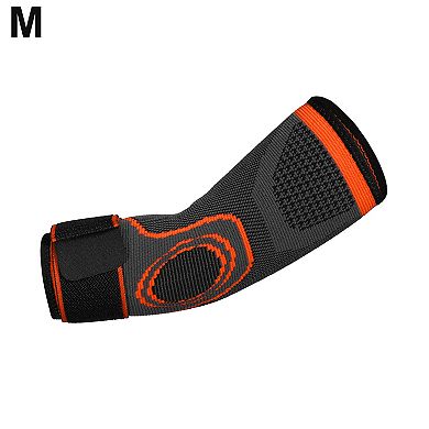 Pair Elbow Pads Protection Brace Tightening Breathable For Sports