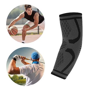 1 Pair Nylon Elbow Pads Tightening Breathable Elbow Pads For Sports