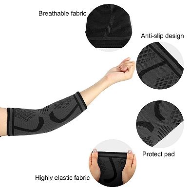1 Pair Nylon Elbow Pads Tightening Breathable Elbow Pads For Sports