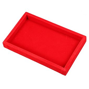 Velvet Jewelry Tray Stackable Tray For Rings Earrings Necklace Bracelet
