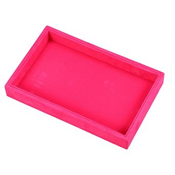 Velvet Jewelry Tray Stackable Tray For Rings Earrings Necklace Bracelet