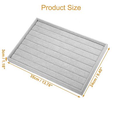 Velvet Ring Jewelry Tray Stackable Tray Showcase For Rings Earrings