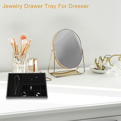 3 In 1 Jewelry Tray Stackable Tray Showcase For Rings Earrings Necklace