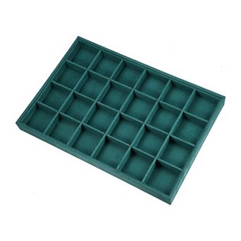 24 Grid Jewelry Tray Stackable For Rings Earrings Necklace Bracelet