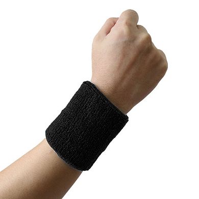 Cotton Towel Sport Wrist Protector Sweat Absorbent Elastic Wristband