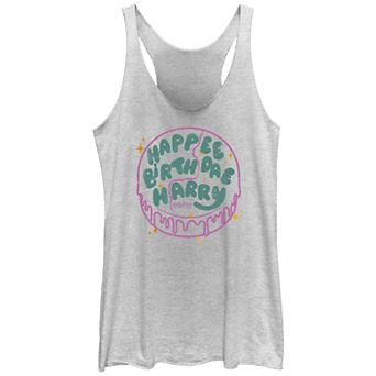 Juniors' Harry Potter Birthday Cake Tri-Blend Racerback Graphic Tank Top