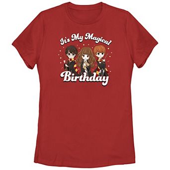 Juniors' Harry Potter It's My Magical Birthday Graphic Tee