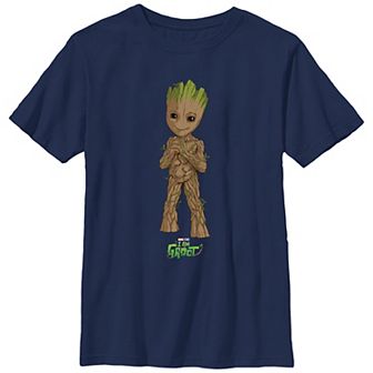 Boys I Am Groot Cute Groot Graphic Tee
