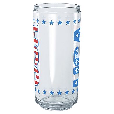 USA Flag Print Letters Graphic Tritan Cup