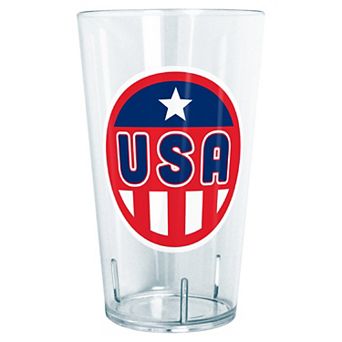 USA Flag Stamp Graphic Tritan Tumbler