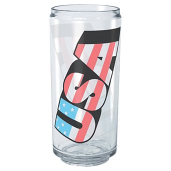 USA Americana Style Print Letters Graphic Tritan Cup