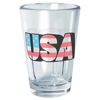 USA Americana Style Print Letters Graphic Tritan Cup