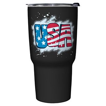 USA Street Art Letters Graphic Travel Mug