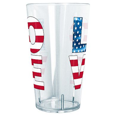 Love Americana Style Graphic Tritan Tumbler