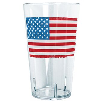 USA Flag Paint Graphic Tritan Tumbler