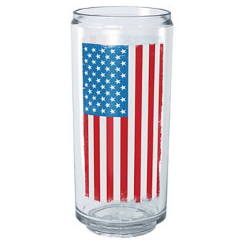 USA Flag Paint Graphic Tritan Cup