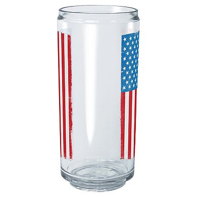 USA Flag Paint Graphic Tritan Cup