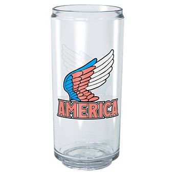 America Text Graphic Tritan Cup