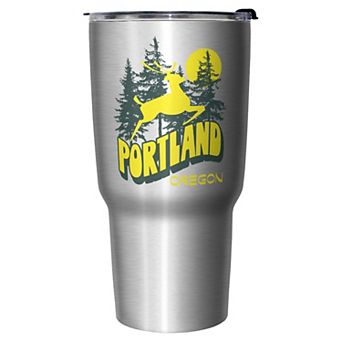 Portland Oregon Forest Graphic Travel Mug