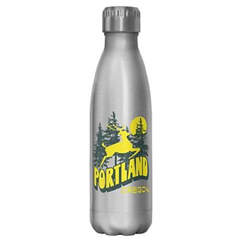 Portland Oregon Forest Graphic Stainless Bottle