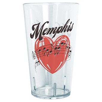 Memphis Music Heart Graphic Tritan Tumbler