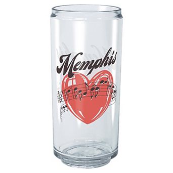 Memphis Music Heart Graphic Tritan Cup
