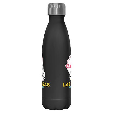 Las Vegas Nevada Cards And Dice Graphic Stainless Bottle