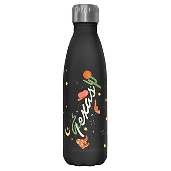 Texas Colorful Icons Graphic Stainless Bottle