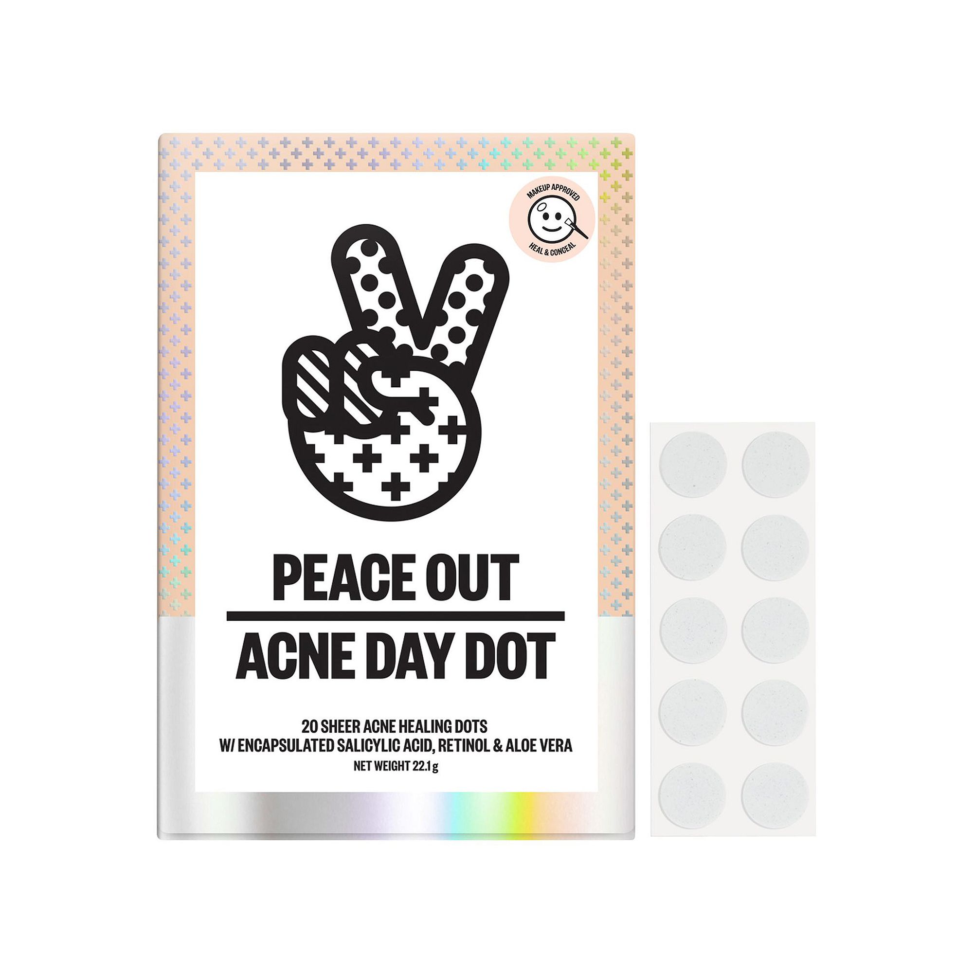 Peace Out Salicylic Acid Acne Day Dots, Size: 20 CT, Multi