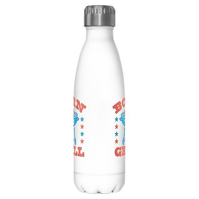 Born To Grill Graphic Stainless Bottle