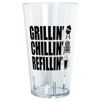 Grillin' Chillin' Refillin' Graphic Tritan Tumbler