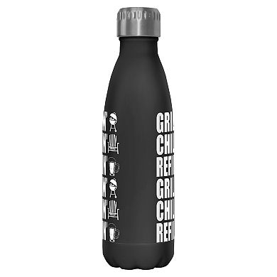 Grillin' Chillin' Refillin' Graphic Stainless Bottle