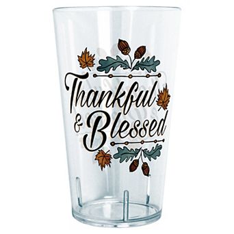 Thankful And Blessed Graphic Tritan Tumbler