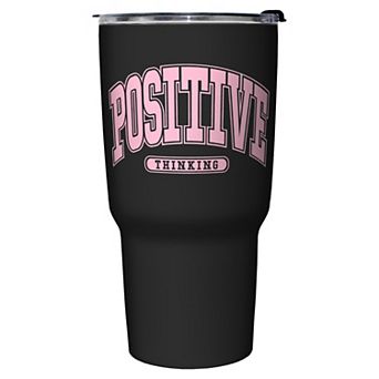 Positive Thinking Graphic Travel Mug
